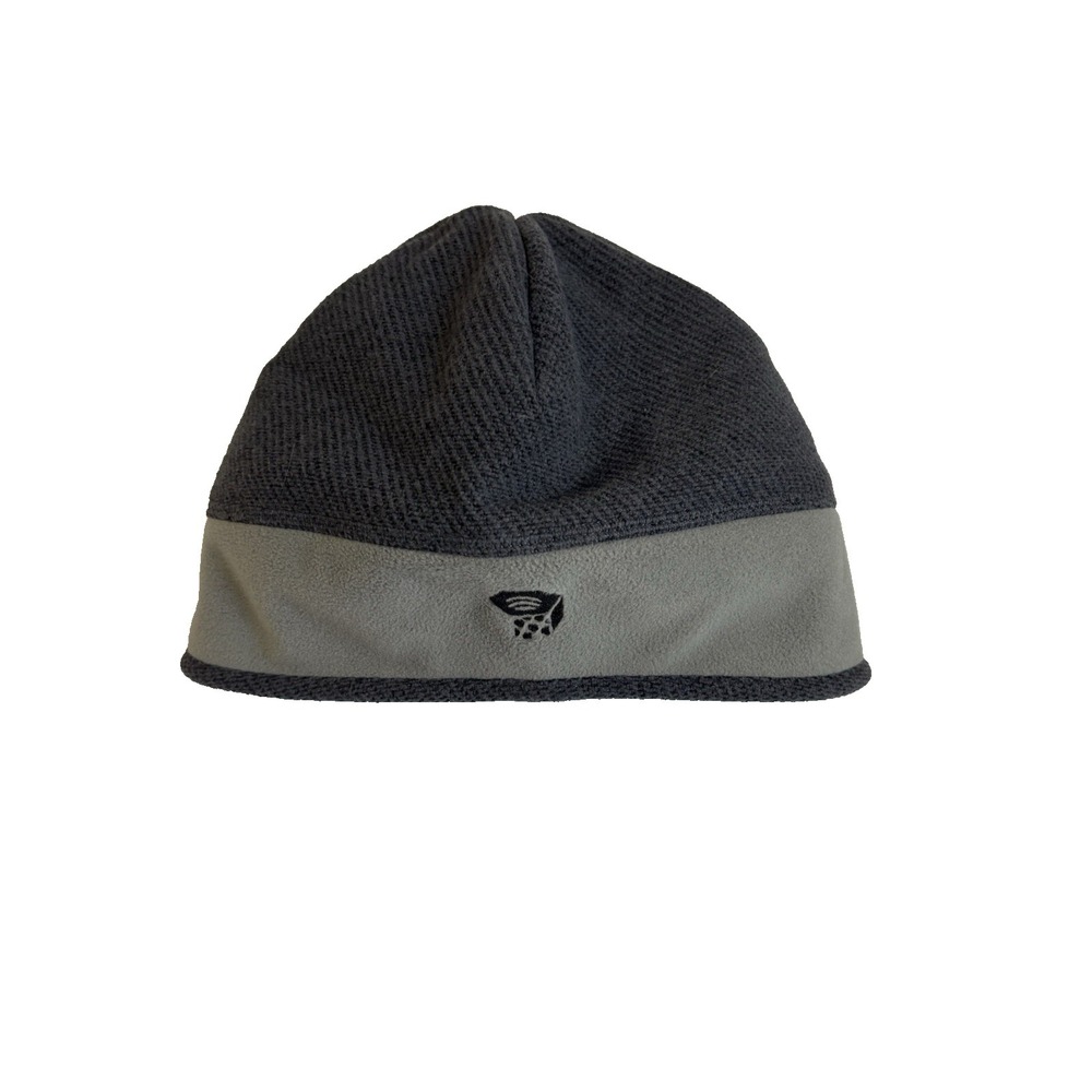 Mountain Hardwear Air Shield Beanie Knit Hat Men's Gray Fleece Cold Weather Warm